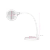 Suurendusklaasiga laualamp LED 5D luubiga