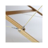 Massaažilaud - Integral Light puidust peatsiga K033 beež