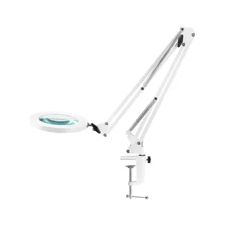 Lauavalgusti luubiga GLOW 308 valge