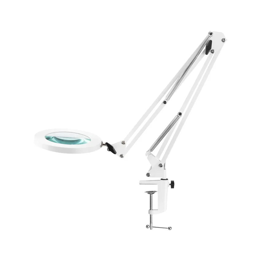Lauavalgusti luubiga GLOW 308 valge