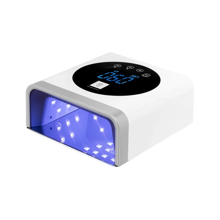 UV-lamp LED küünelakile OCHO NAILS X22 72W juhtmevaba valge peeglialusega