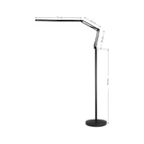 Ravilamp LED ripsmetele all4light 2. rida must alusega