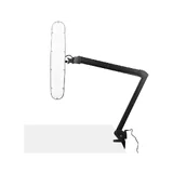 Elegantne 801-tl LED-töölamp musta valgustugevuse ja värvi reguleerimisega