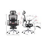 Ergonoomiline kontoritool - Ergo New A1F - must