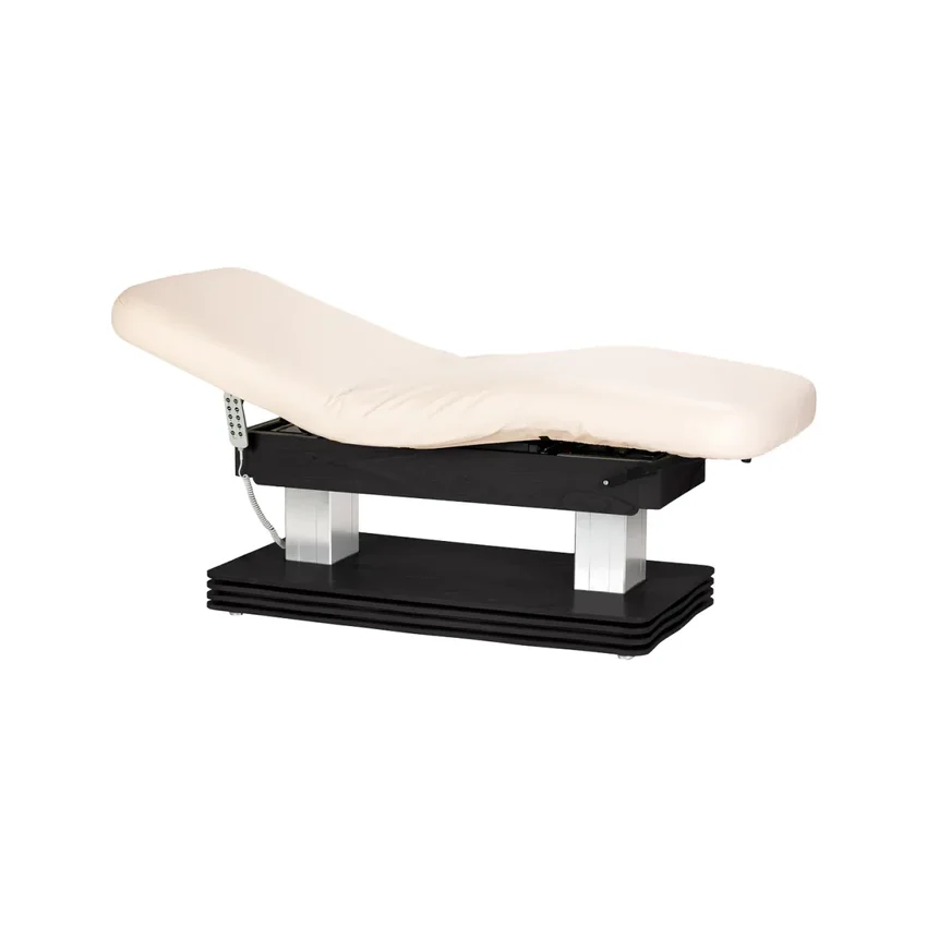 SPA lamamisvoodi Sillon Comfort kreemikas musta alusega