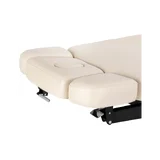 Sillon Relax - SPA-protseduuride voodi - kreemikas musta alusega