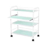 Salongikäru klaasist ratastega - 1015a Giovanni