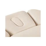 Sillon Relax - SPA-protseduuride voodi - kreemikas musta alusega