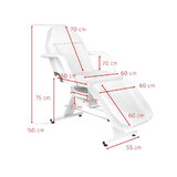 Basic 202 esteetiline tool sahtlitega - valge