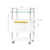 Podiaatriline abiline 6052T valge