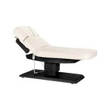 Sillon Relax - SPA-protseduuride voodi - kreemikas musta alusega