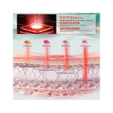 Punane valgusmask LED 4D - näomask