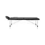 BALANCE kokkupandav alumiiniumist massaažilaud - must