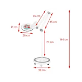 Elegantne 6014 60 LED 5d LED suurenduslamp alusega