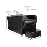 Gabbiano juuksepesutool Hair System hsb07 – must