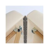 Massaažilaud - Integral Light puidust peatsiga K033 beež