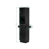 Juuksurisalongi totem - must