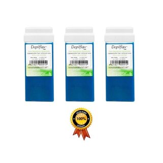 3x Depilflax 100 karvaeemaldusvaha rull asuleeniga 110g